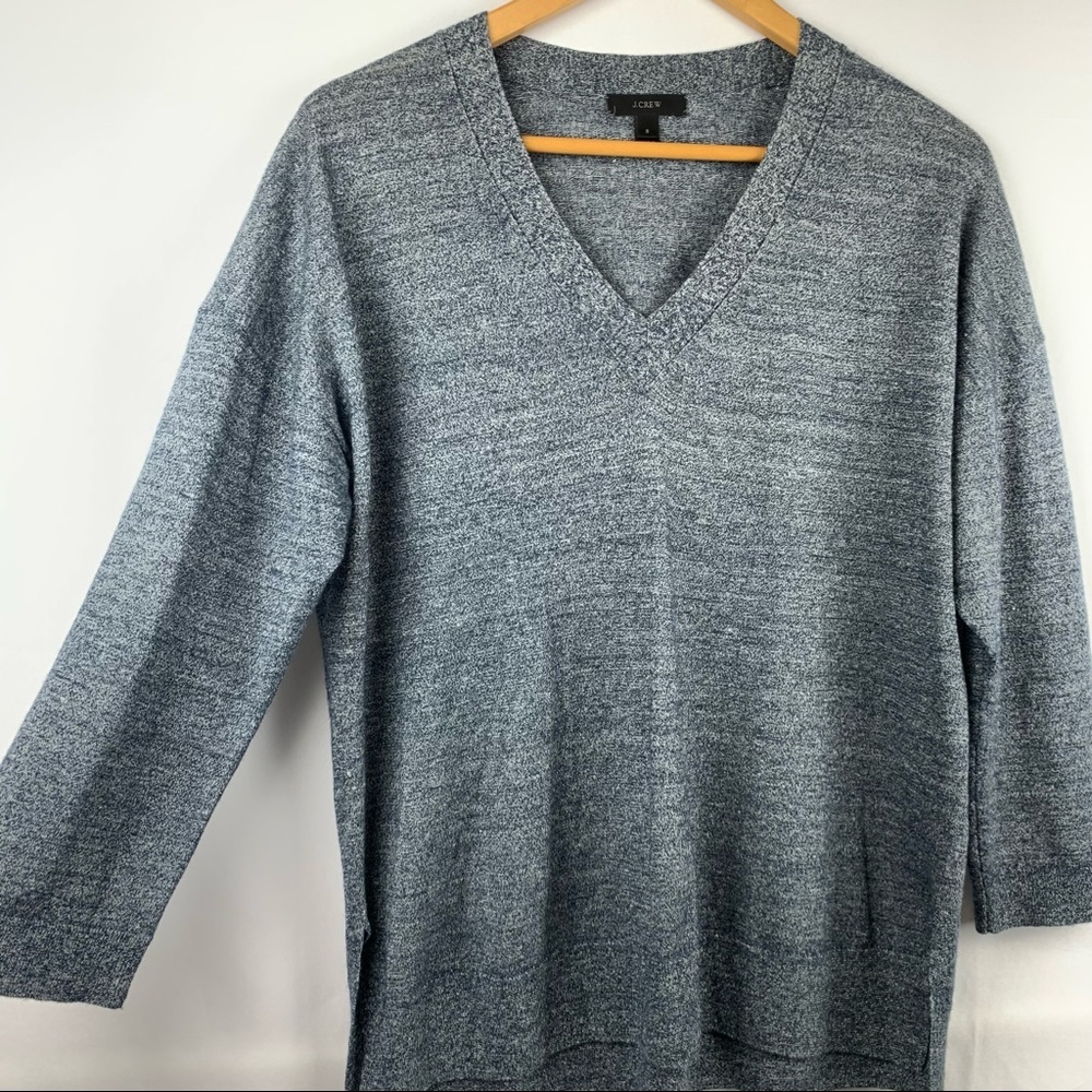 J Crew Merino Wool Linen Blend Sweater - Picture 2 of 12